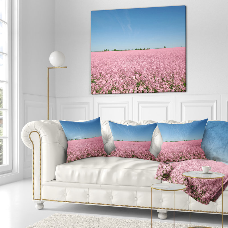 Coussin décoratif floral magnifique sous le ciel, 18 po x 18 po, Coussin décoratif