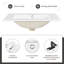 Meuble-lavabo simple 24 po avec plateau Jayelle