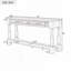 Console de 63 po de long avec tiroirs et tablette-140959092