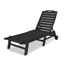 Nautical Chaise with Wheels