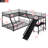 L-Shaped  Bunk Bed With  Loft Bed