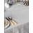Elegant Tablecloth Set (8 Pieces), Grey, 68.9 x 94.5 inches | 90% Polyester / 10% Cotton, Includes 1 Tablecloth (68.9 x 94.5 in), 1 Runner (15.7 x 55.1 in), 6 Towels (15.7 x 15.7 in) | Machine Washable & Easy Care-114282712-114282704-114282711