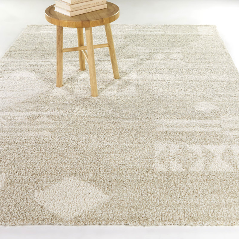 Alpini Beige Global Geometric Area Rug