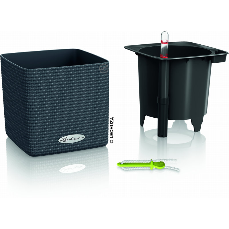 Cube Pot Planter, Slate
