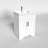 Aurilla 24 in. Single Sink Freestanding Bath Vanity in Matte White with White Carrara Quartz Top-1708691316