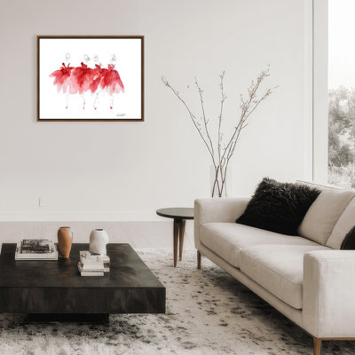 'Ballerinas In Waiting' Framed Print Wall Art