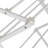 Steel Foldable Accordion Drying Rack