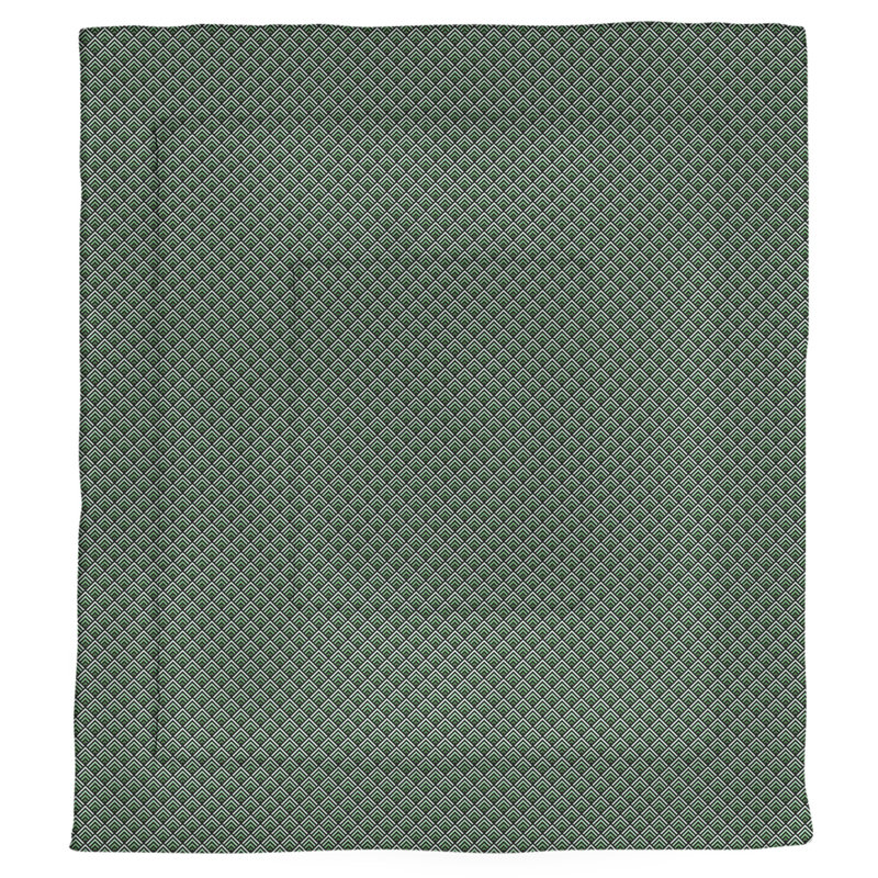 Édredon simple réversible Katelyn Elizabeth, Édredon simple, Noir / Vert