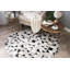 Gianna Round 140 cm x 140 cm Patchwork Hand Woven Area Rug