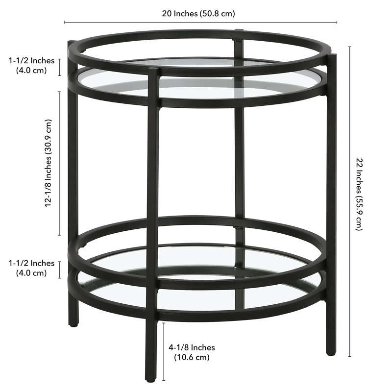 Antoinette Tray Table, Black