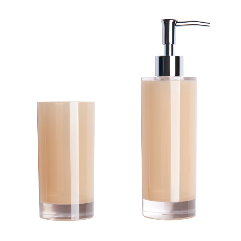 Spa Bathroom Accessory Set, Cream