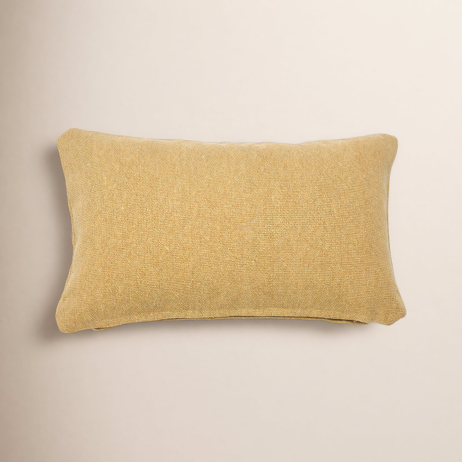 Almerton Cotton Lumbar Throw Pillow, Beige, Pillow Cover Only - No Insert