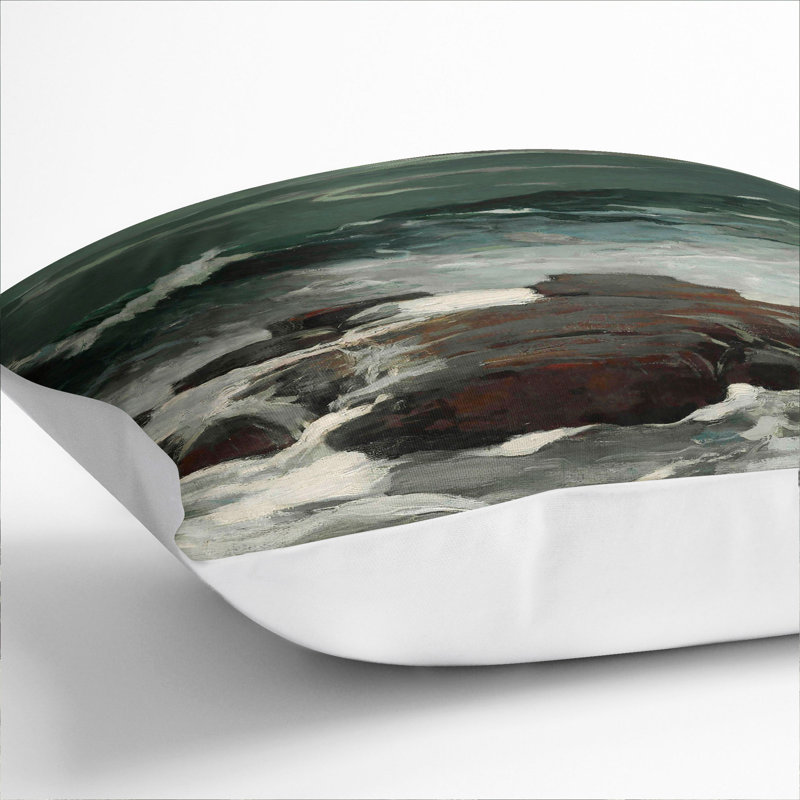 Square Cushion, White, 55cm H x 55cm W x 20cm D