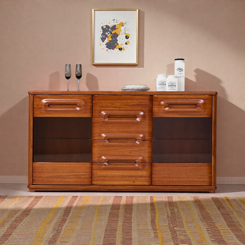 Solid Wood Retro Sideboard
