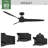 60 inch Mosley ENERGY STAR® Damp Rated Ceiling Fan and Wall Control-114604166-114604165