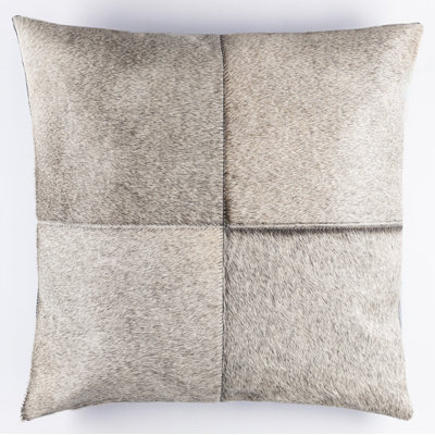 Coussins décoratifs en cuir de vache Canvello