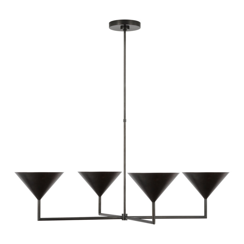 Orsay 4 - Light Chandelier, Bronze