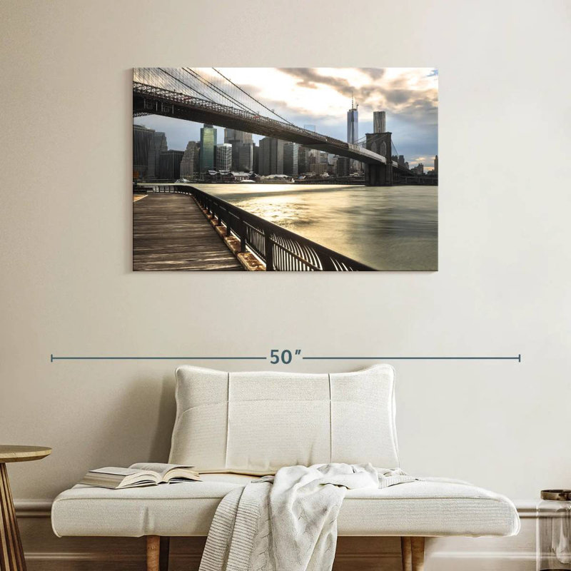 Senne NY Brooklyn Bridge, 26" H x 39" W