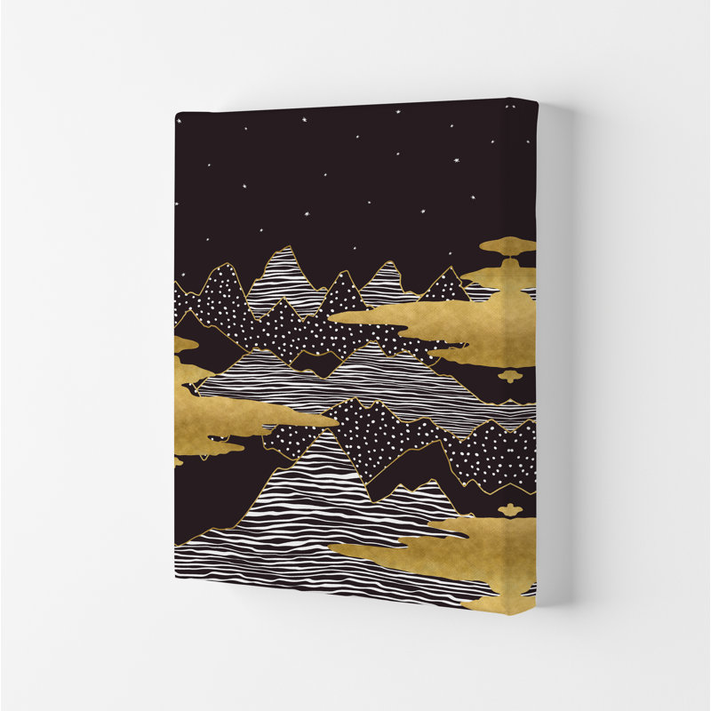 Stary Sky - Print on Canvas, No Framed, 59cm H x 42cm W x 1cm D