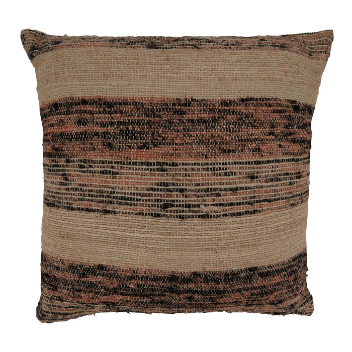 Saro Celestia Striped Rayon/Viscose Throw Pillow | Wayfair