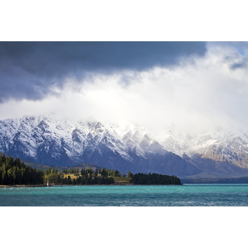 Queenstown Mountain Range by Enjoynz - No Frame Print on Canvas, 61cm H x 91cm W