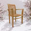 Stackable Outdoor Patio Dining Armchair