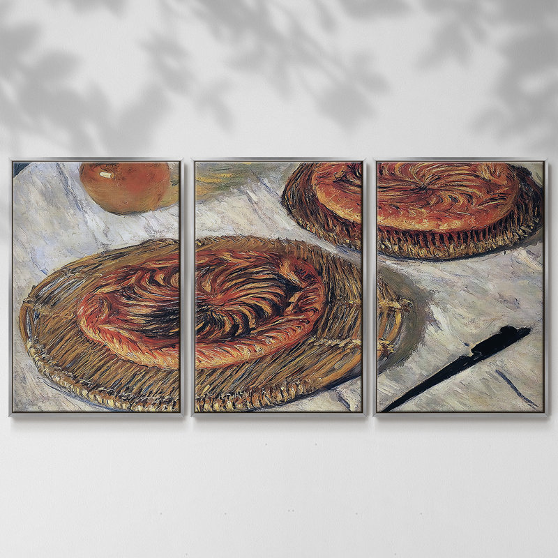 Les Galettes, 1882, 3 pièces, H 40 po x l 78 po x P 2 po, Argent