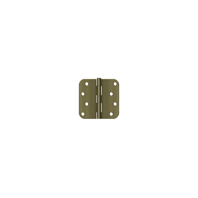 Steel Hinge, Antique Brass