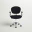 Chaise de bureau pivotante en maille-151915368-151915380