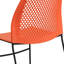 Chaises de vestibule empilables en plastique avec dossier en nid d'abeille Oliverson-1496206833-1572666880-1541484609