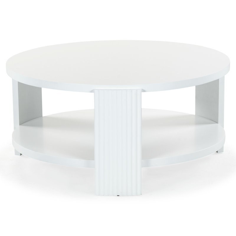 Table basse Liabella, Blanc