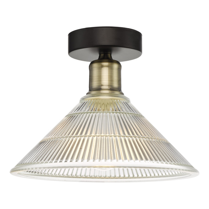 Pula Glass Semi Flush Mount
