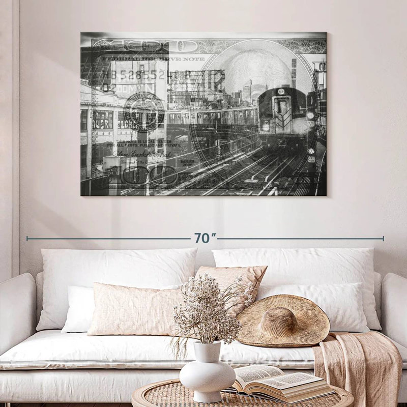 Sireci Manhattan Dollars Line 7, 32" H x 48" W