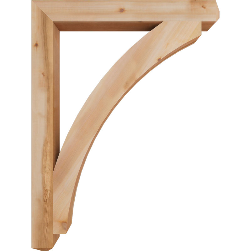 Support pour artisan Thorton, Cèdre rouge de l'Ouest (lisse), H 48 po x l 4 po x P 36 po