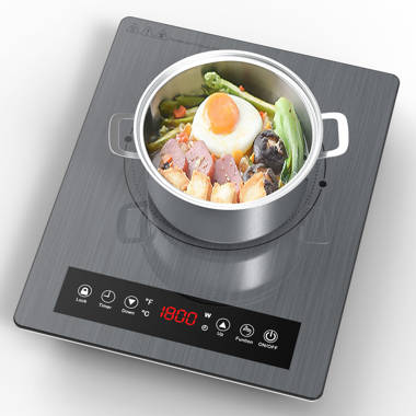 Classic Cuisine M031024 1800 Watt Multi-function Portable Induction Cooker Cooktop Burner Black
