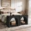 Table de chevet en noir-1075013691