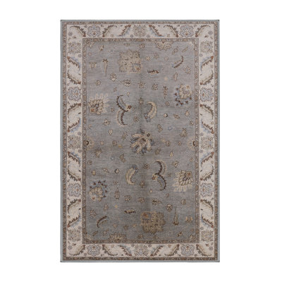 Tapis oriental bleu / crème Mane