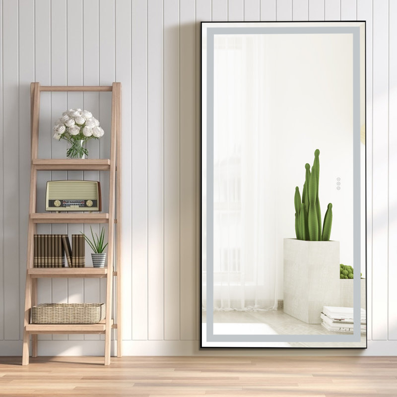 Metal Flat Wall Mirror, 72" x 36"