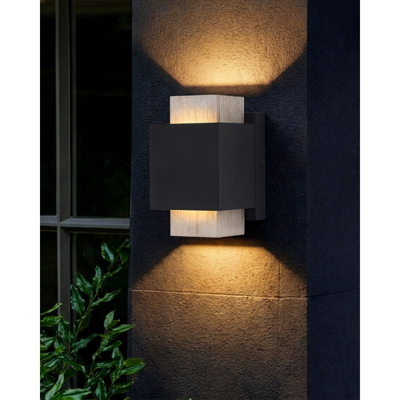 Outdoor LED Wall Light TIMOK Black