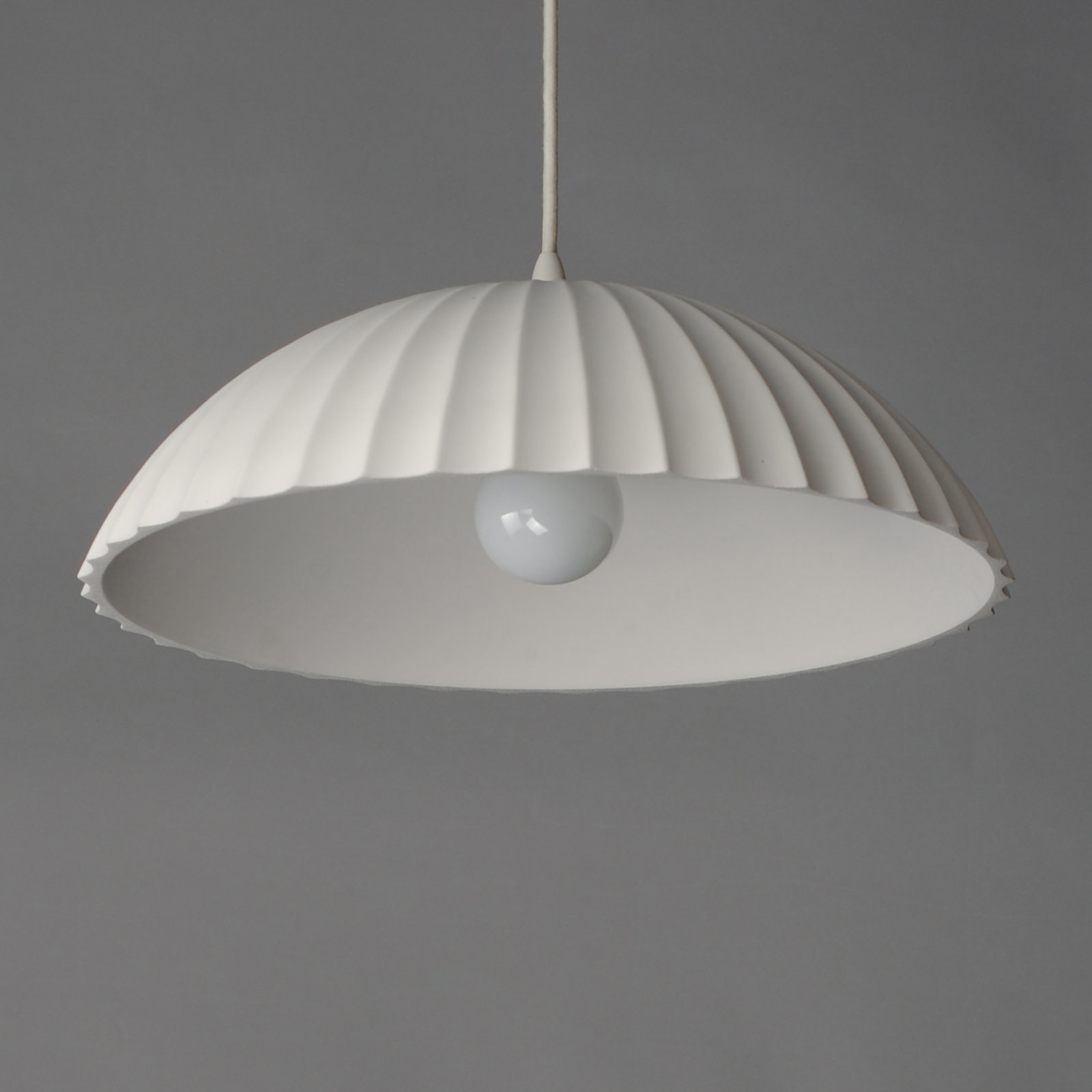 Calcott Dimmable Dome Single Light Pendant, 6.25" H x 19.5" W x 19.5" D