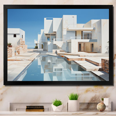 " White Canal Minimalist Passage Simplistic II "