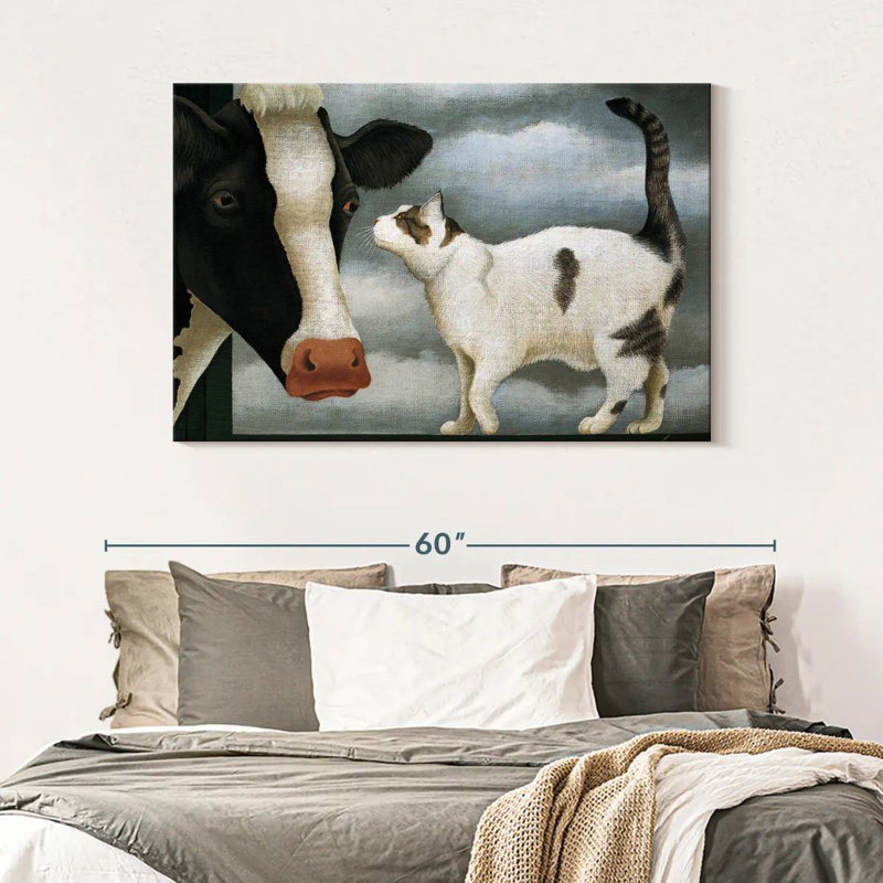 Cat And Cow, 32" H x 48" W