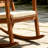 Wood Patio Outdoor Rocking Chair with Cushions Rocking Chair Rocker Reading Chair