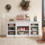 Console multimédia avec grande armoire de rangement