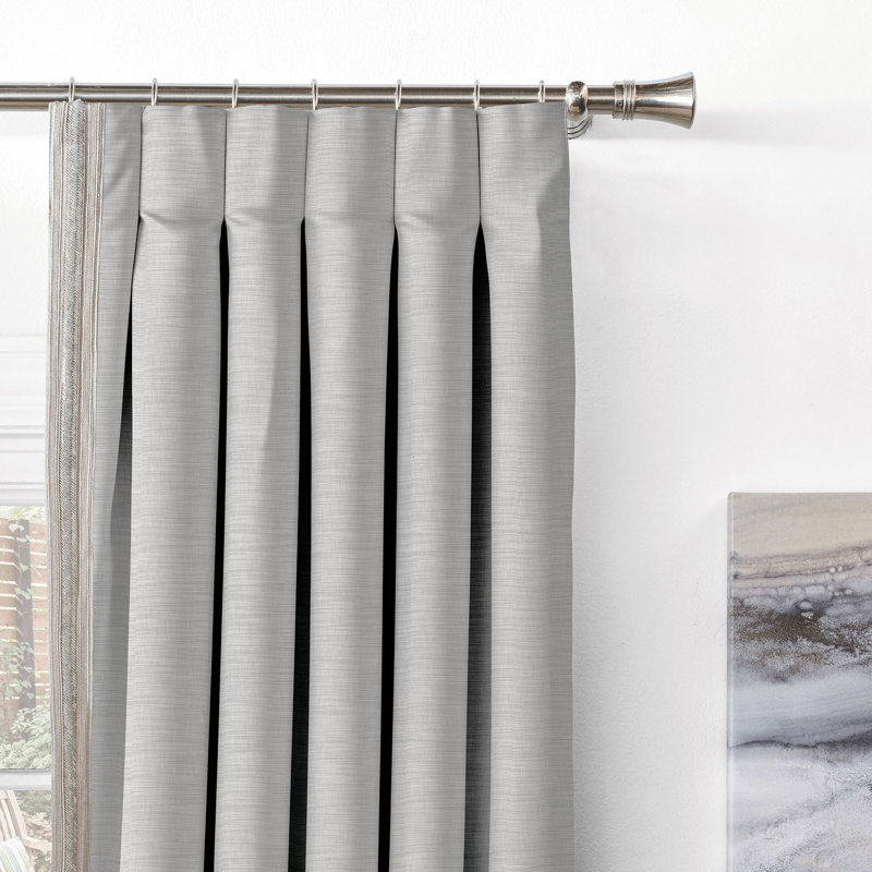 Tilda Room Darkening Curtain, 40" W x 120" L, Right