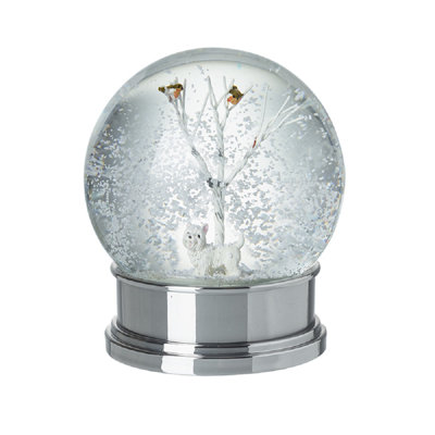 Christmas Dog Snow Globe