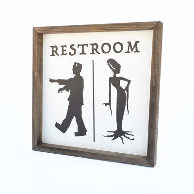 Enseigne de toilettes