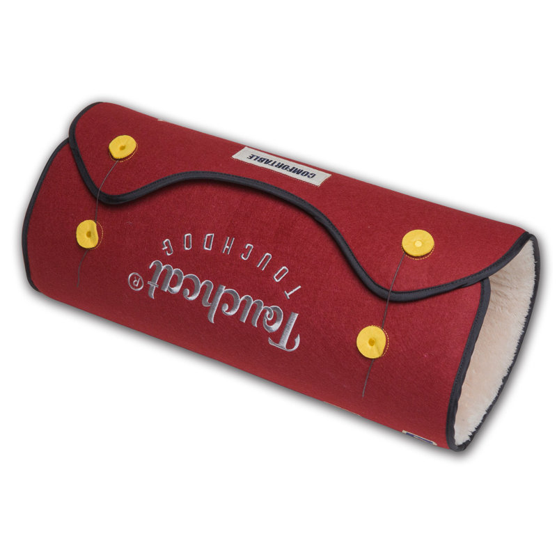 Tapis de lit pour chat Touchast Lamaste, L 31,49 po x l 21,65 po, Rouge