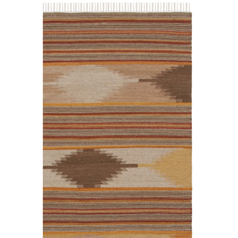 Bennett Hand Woven Wool Southwestern Rug, Rectangle 8' x 10'