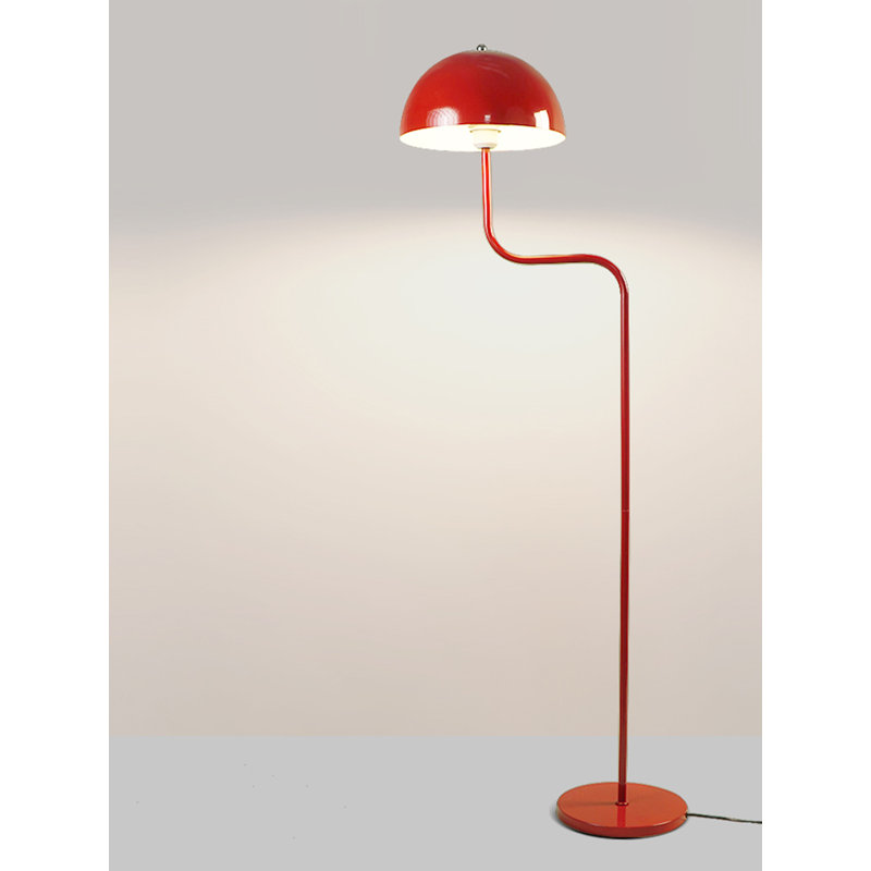 Modern minimalist iron art floor lamp, Red